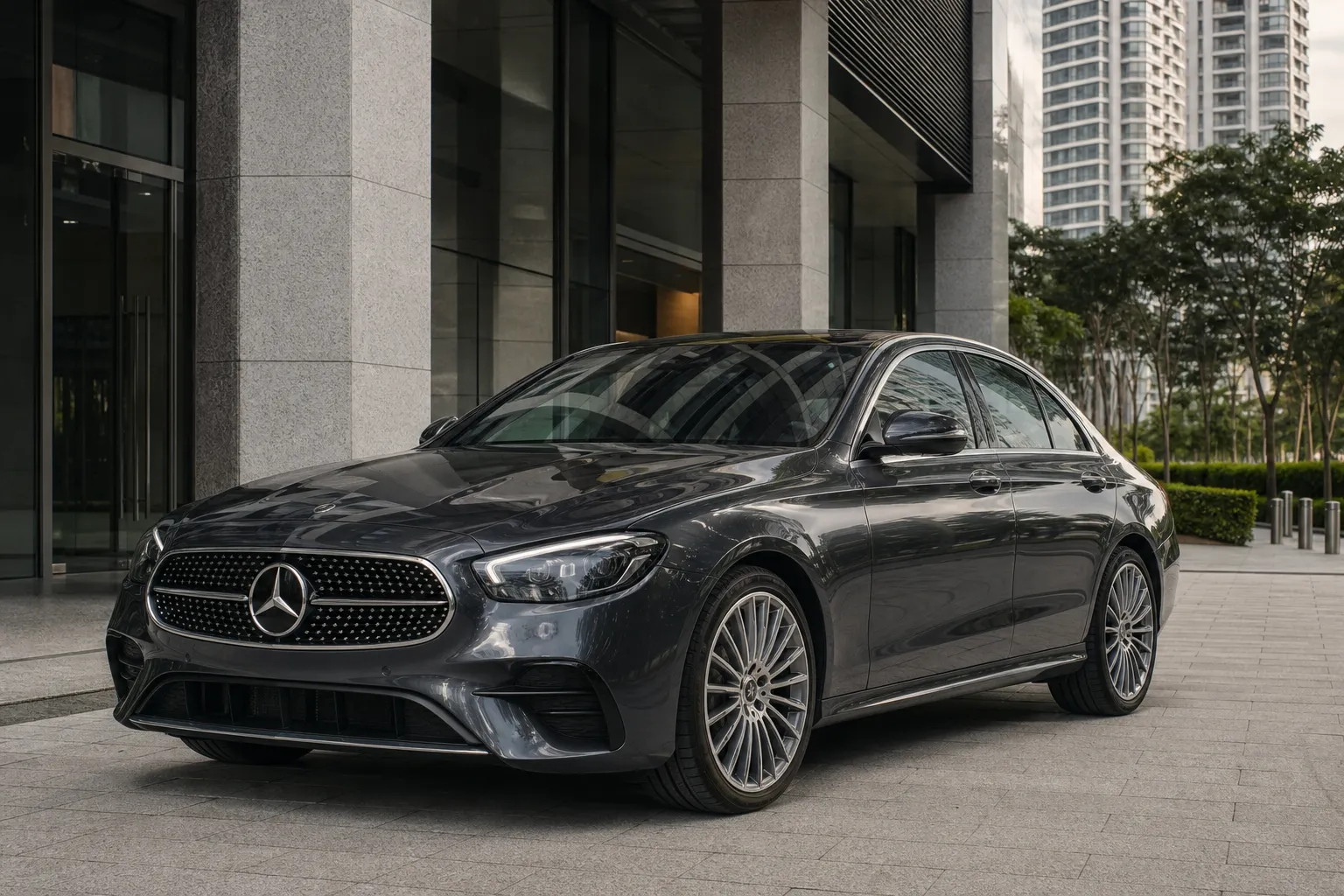Mercedes-Benz E-Class executive sedan for luxury car rental in Malaysia